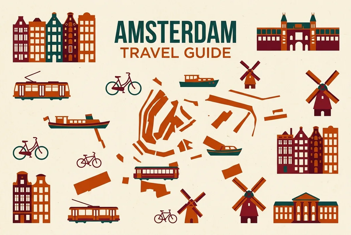 Mapa sencillo que muestra la ubicación del Museo Guinness de los Récords en la calle Strøget del centro de Copenhague junto a otras atracciones cercanas