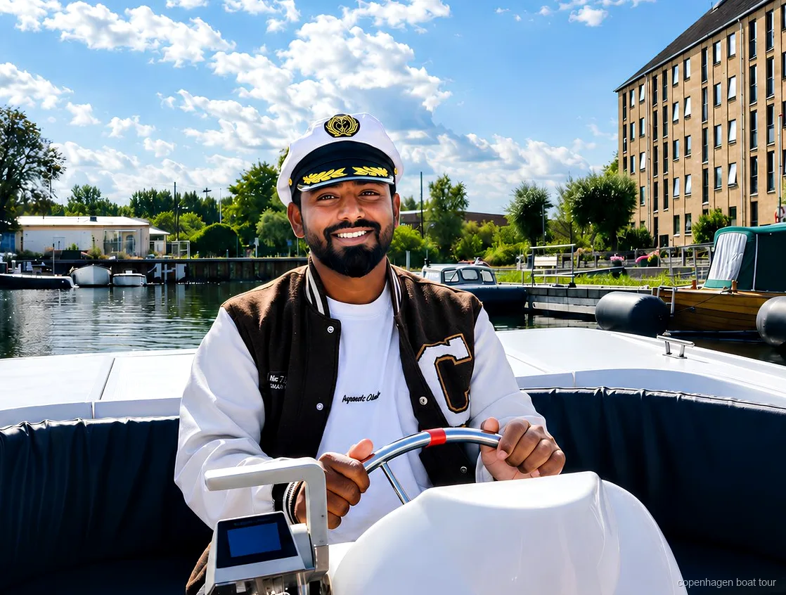 Christianshavn'ın sakin kanallarına giren Kopenhag lüks tekne turu